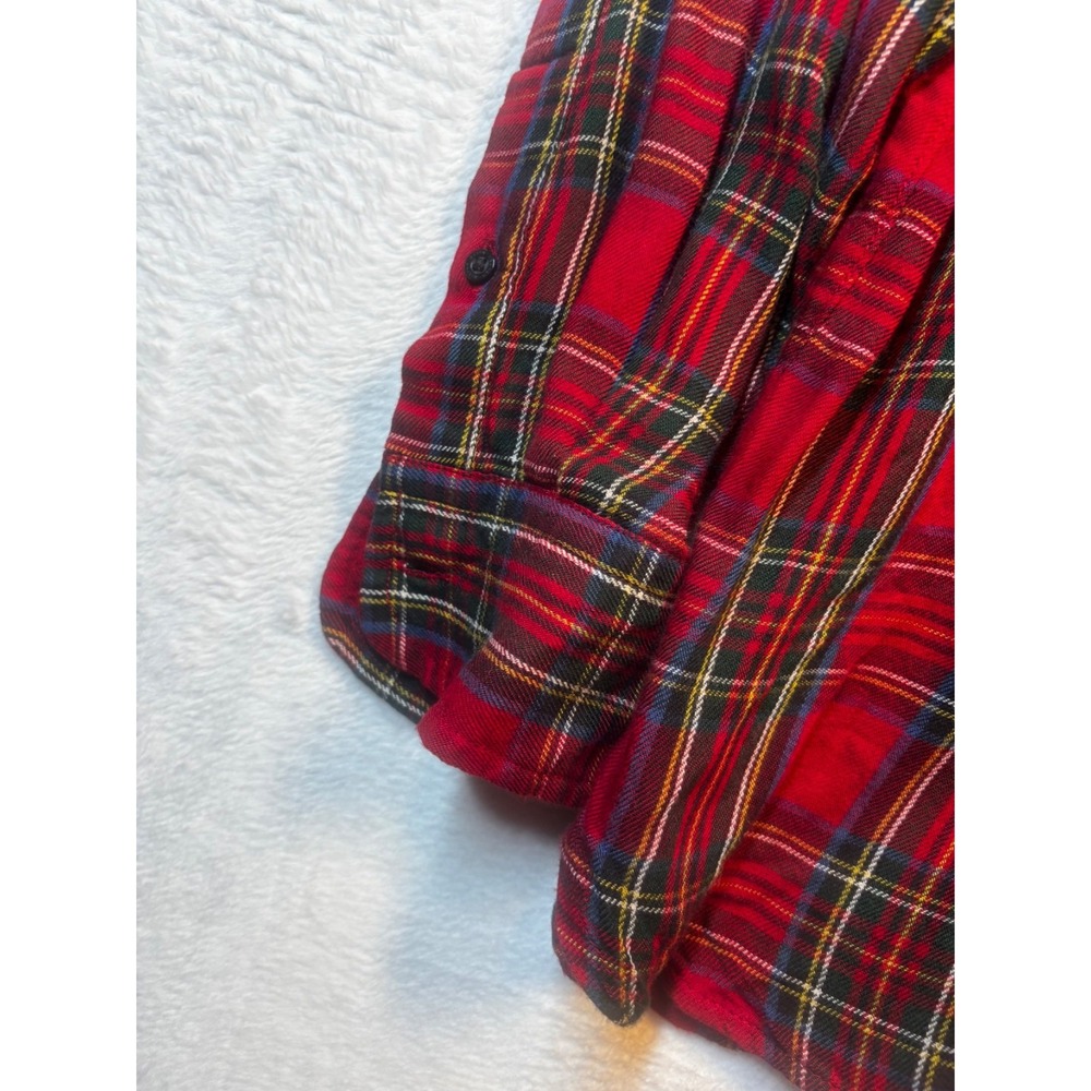 Lauren Ralph Lauren Red Plaid Button-Down Shirt - Picture 3 of 10